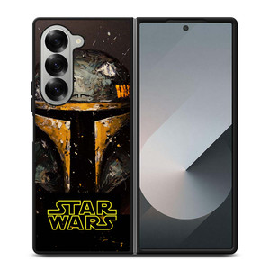 BOUNTY HUNTER BOBA STAR WARS Samsung Galaxy Z Fold 6 Case Cover