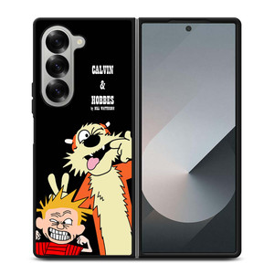CALVIN AND HOBES 1 Samsung Galaxy Z Fold 6 Case Cover