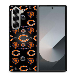 CHICAGO BEARS LOGO COLLAGE Samsung Galaxy Z Fold 6 Case Cover