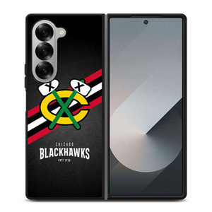 CHICAGO BLACKHAWKS FOOTBALL LOGO 1926 Samsung Galaxy Z Fold 6 Case Cover