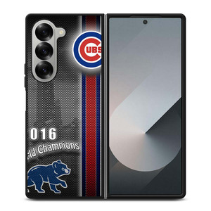 CHICAGO CUBS 2016 CHAMPION Samsung Galaxy Z Fold 6 Case Cover