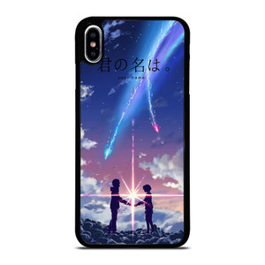 ANIME MOVIE YOUR NAME KIMI NO NAMAE WA SPARKLING COMET iPhone XS Max Case ANIME MOVIE YOUR NAME KIMI NO NAMAE WA SPARKLING COMET iPhone XS Max Case