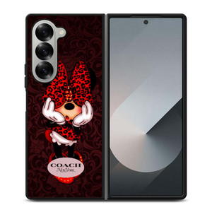 COACH MINNIE MOUSE NEW YORK Samsung Galaxy Z Fold 6 Case Cover COACH MINNIE MOUSE NEW YORK Samsung Galaxy Z Fold 6 Case Cover