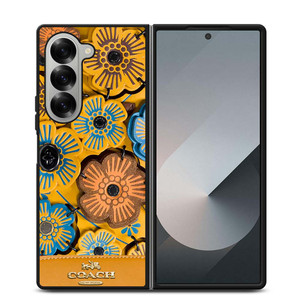 COACH NEW YORK ROSE TEA Samsung Galaxy Z Fold 6 Case Cover COACH NEW YORK ROSE TEA Samsung Galaxy Z Fold 6 Case Cover