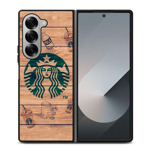 COFFEESHOP STARBUCK WOODEN LOGO Samsung Galaxy Z Fold 6 Case Cover COFFEESHOP STARBUCK WOODEN LOGO Samsung Galaxy Z Fold 6 Case Cover