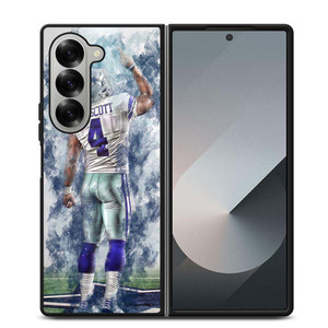 DAK PRESCOTT SMOKE COWBOYS DALLAS COWBOYS FOOTBALL Samsung Galaxy Z Fold 6 Case Cover