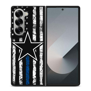 DALLAS COWBOYS THIN BLUE Samsung Galaxy Z Fold 6 Case Cover