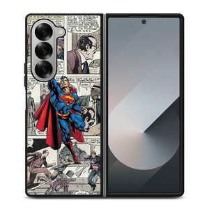 DC SUPERMAN COMIC CLASSIC Samsung Galaxy Z Fold 6 Case Cover