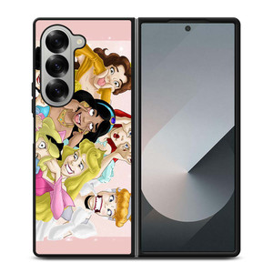 DISNEY PRINCESS FUNNY Samsung Galaxy Z Fold 6 Case Cover