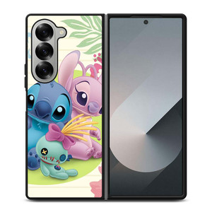 DISNEY STITCH AND GIRLFRIEND Samsung Galaxy Z Fold 6 Case Cover DISNEY STITCH AND GIRLFRIEND Samsung Galaxy Z Fold 6 Case Cover