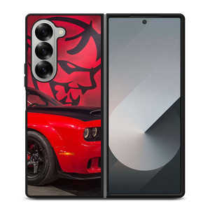 DODGE CAR DEMON LOGO RED Samsung Galaxy Z Fold 6 Case Cover