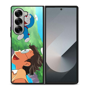 DORAEMON AND NOBITA FLY Samsung Galaxy Z Fold 6 Case Cover