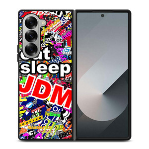EAT SLEEP JDM Samsung Galaxy Z Fold 6 Case Cover