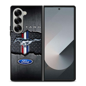 FORD MUSTANG METAL LOGO EMBLEM Samsung Galaxy Z Fold 6 Case Cover