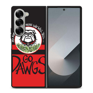 GEORGIA BULLDOGS DAWGS STRIP Samsung Galaxy Z Fold 6 Case Cover