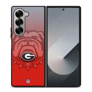 GEORGIA BULLDOGS FOOTBALL RED Samsung Galaxy Z Fold 6 Case Cover