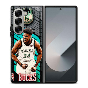 GIANNIS ANTETOKOUNMPO BUCKS NBA Samsung Galaxy Z Fold 6 Case Cover