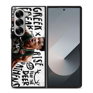 GIANNIS ANTETOKOUNMPO MILWAUKEE BUCKS WALLPAPER Samsung Galaxy Z Fold 6 Case Cover