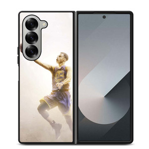 GOLDEN STATE WARRIORS STEPHEN CURRY LAY UP Samsung Galaxy Z Fold 6 Case Cover