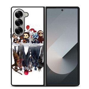 HORROR MOVIES FUNNY CHARACTERS Samsung Galaxy Z Fold 6 Case Cover