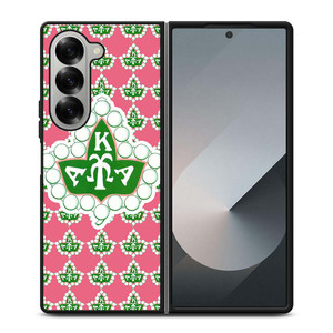 HOT AKA PINK AND GREEN Samsung Galaxy Z Fold 6 Case Cover HOT AKA PINK AND GREEN Samsung Galaxy Z Fold 6 Case Cover