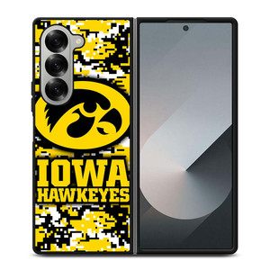 IOWA HAWKEYES CAMO Samsung Galaxy Z Fold 6 Case Cover