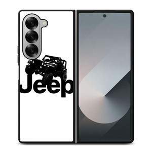 JEEP BLACK LOGO Samsung Galaxy Z Fold 6 Case Cover