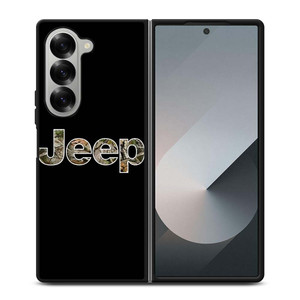 JEEP WRANGLER LOGO CAMO Samsung Galaxy Z Fold 6 Case Cover