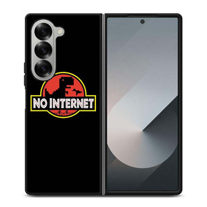JURASSIC PARK NO INTERNET Samsung Galaxy Z Fold 6 Case Cover