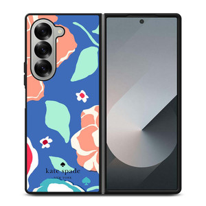KATE SPADE NEW YORK BLUE FLORAL Samsung Galaxy Z Fold 6 Case Cover