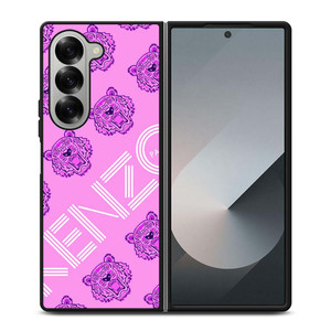 KENZO PARIS VIOLET LOGO Samsung Galaxy Z Fold 6 Case Cover