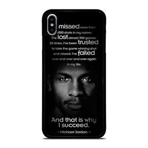 BEST MICHAEL JORDAN QUOTE iPhone XS Max Case BEST MICHAEL JORDAN QUOTE iPhone XS Max Case