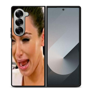 KIM KARDASHIAN UGLY CRYING FACE Samsung Galaxy Z Fold 6 Case Cover