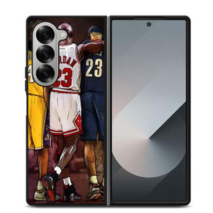 KOBE BRYANT MICHAEL JORDAN LEBRON JAMES Samsung Galaxy Z Fold 6 Case Cover