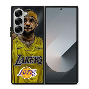 LEBRON JAMES LA LAKERS 23 Samsung Galaxy Z Fold 6 Case Cover