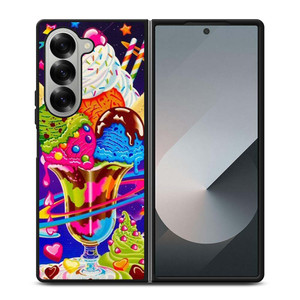 LISA FRANK ICE CREAM Samsung Galaxy Z Fold 6 Case Cover