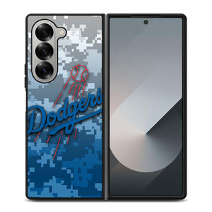 LOS ANGELES DODGERS CAMO Samsung Galaxy Z Fold 6 Case Cover