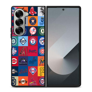 MAJOR BASEBALL LEAGUE CLUB COLLAGE Samsung Galaxy Z Fold 6 Case Cover