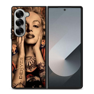 MARILYN MONROE TATTOO FAN ART Samsung Galaxy Z Fold 6 Case Cover