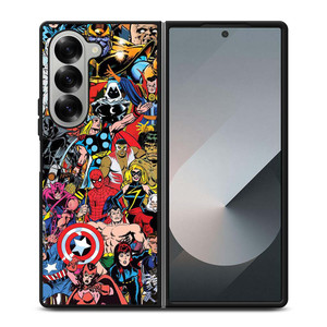 MARVELCOMICS CHARACTERS Samsung Galaxy Z Fold 6 Case Cover
