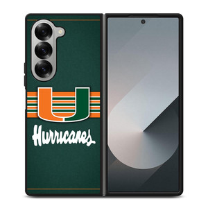 MIAMI HURRICANES LOGO Samsung Galaxy Z Fold 6 Case Cover MIAMI HURRICANES LOGO Samsung Galaxy Z Fold 6 Case Cover