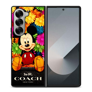 MICKEY MOUSE COACH Samsung Galaxy Z Fold 6 Case Cover