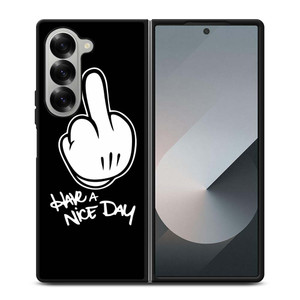 MICKEY MOUSE MIDDLE FINGER DISNEY Samsung Galaxy Z Fold 6 Case Cover