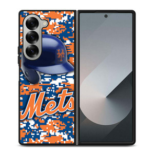 NEW YORK METS CAMO Samsung Galaxy Z Fold 6 Case Cover