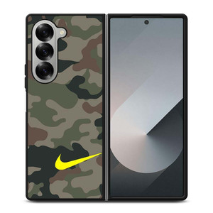 NIKE LOGO CAMO ARMY Samsung Galaxy Z Fold 6 Case Cover NIKE LOGO CAMO ARMY Samsung Galaxy Z Fold 6 Case Cover