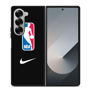 NIKE NBA LOGO BASKETBALL NEVER STOP Samsung Galaxy Z Fold 6 Case Cover