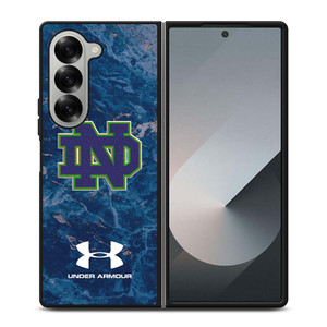 NOTRE DAME FIGHTING FOOTBALL UNDER ARMOUR Samsung Galaxy Z Fold 6 Case Cover