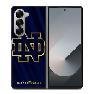 NOTRE DAME IRISH ND GOLD INITIAL Samsung Galaxy Z Fold 6 Case Cover NOTRE DAME IRISH ND GOLD INITIAL Samsung Galaxy Z Fold 6 Case Cover