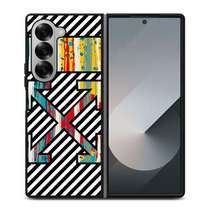 OFF WHITE STRIPES Samsung Galaxy Z Fold 6 Case Cover
