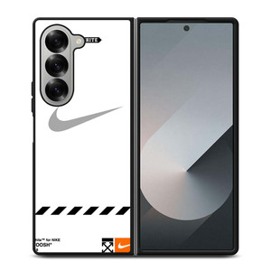 OFF WHITE X NIKE GREY LOGO Samsung Galaxy Z Fold 6 Case Cover